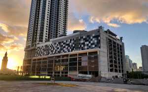 Concrete parking garage sealed with Ghostshield Iso-Tek 8540VOC concrete sealer and waterproofer